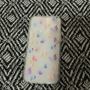 🆕️Colorful butterfly clear iPhone 12 Pro MAX case